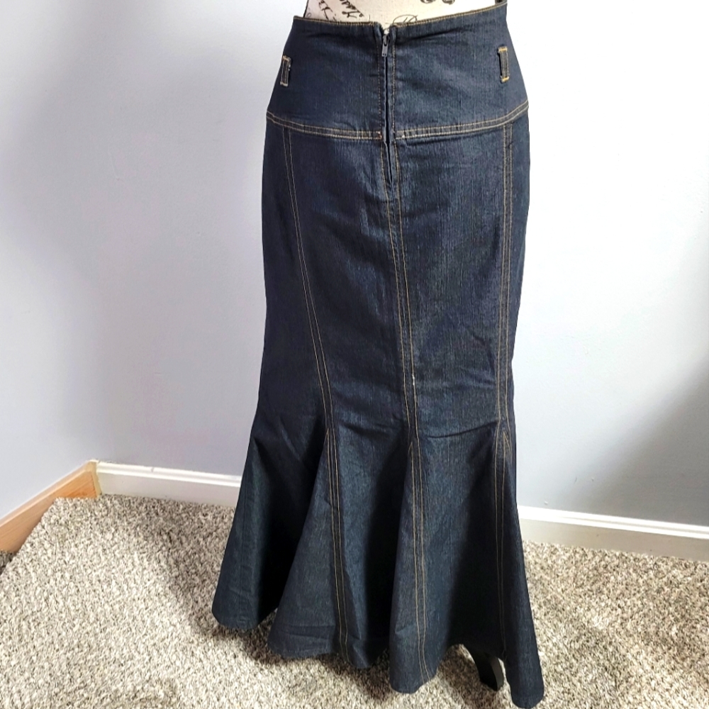 Jean Skirt Flare